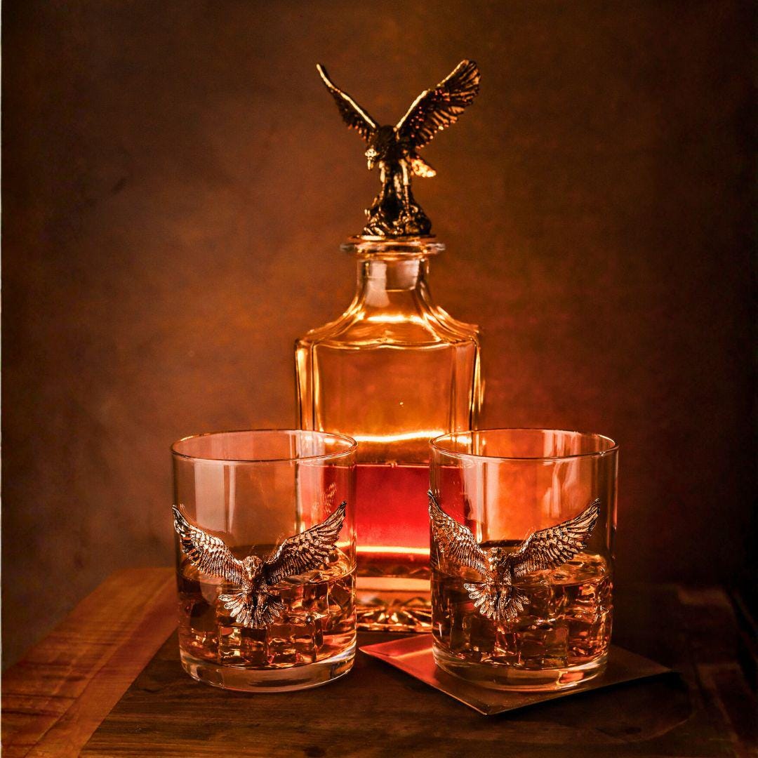 Eagle Whiskey Decanter Unique Decanter Gift Eagle Decanters Christmas Gifts For Dad Holiday Gift Christmas Gifts For Men Gifts For Men - Decanter/Whiskey Set