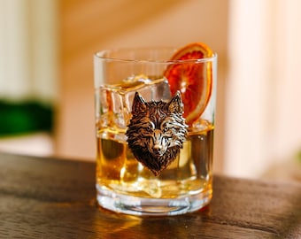 Wolf Whiskey Glasses Old Fashioned Glasses Whiskey Glass Whiskey Gifts for Him Wolf Glasses Gifts Fathers Day Gifts Whiskey Gift For Dad
