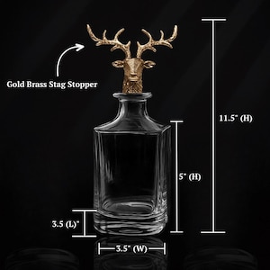 Whiskykaraffer Jaktpresenter för män Jägarpresent för män Unika karaffer Pappa Karaffpresent till jägare Presenter till jul Present till pappa bild 9