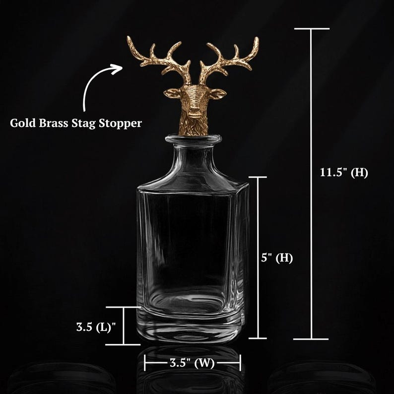 Whiskykaraffer Jaktpresenter för män Jägarpresent för män Unika karaffer Pappa Karaffpresent till jägare Presenter till jul Present till pappa bild 9