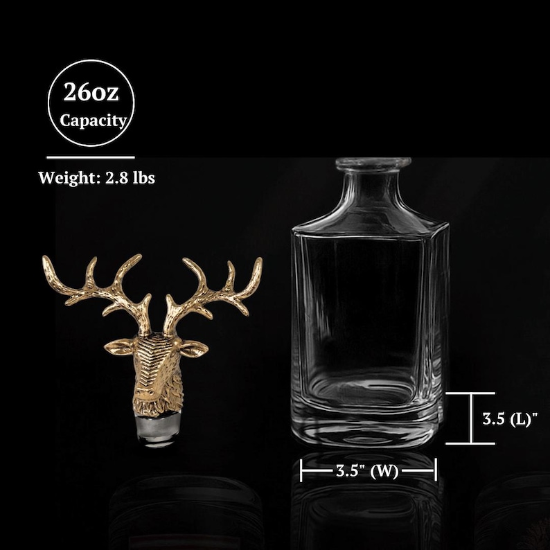 Whiskykaraffer Jaktpresenter för män Jägarpresent för män Unika karaffer Pappa Karaffpresent till jägare Presenter till jul Present till pappa bild 10
