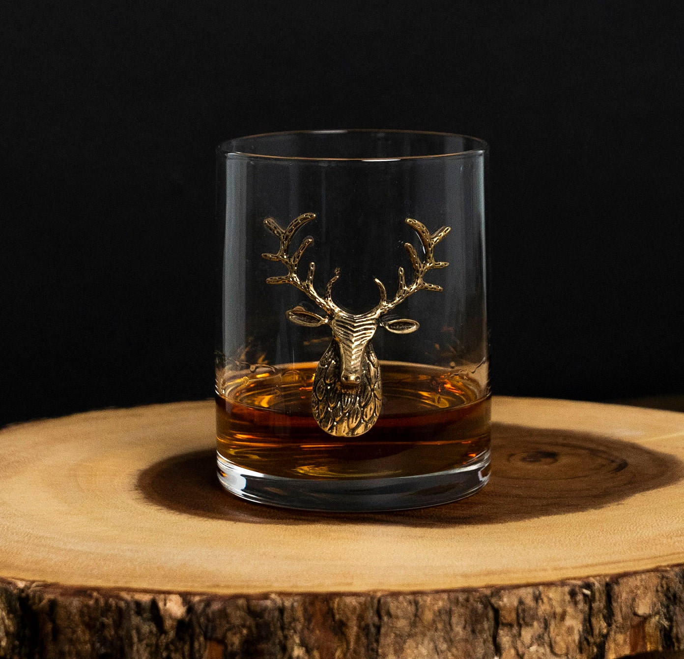 Deer Whiskey Glasses Set Old Fashioned Glasses Whiskey Glass Whiskey Gifts for Him Stag Glasses Gifts Fathers Day Gifts Whiskey Gift For Dad
