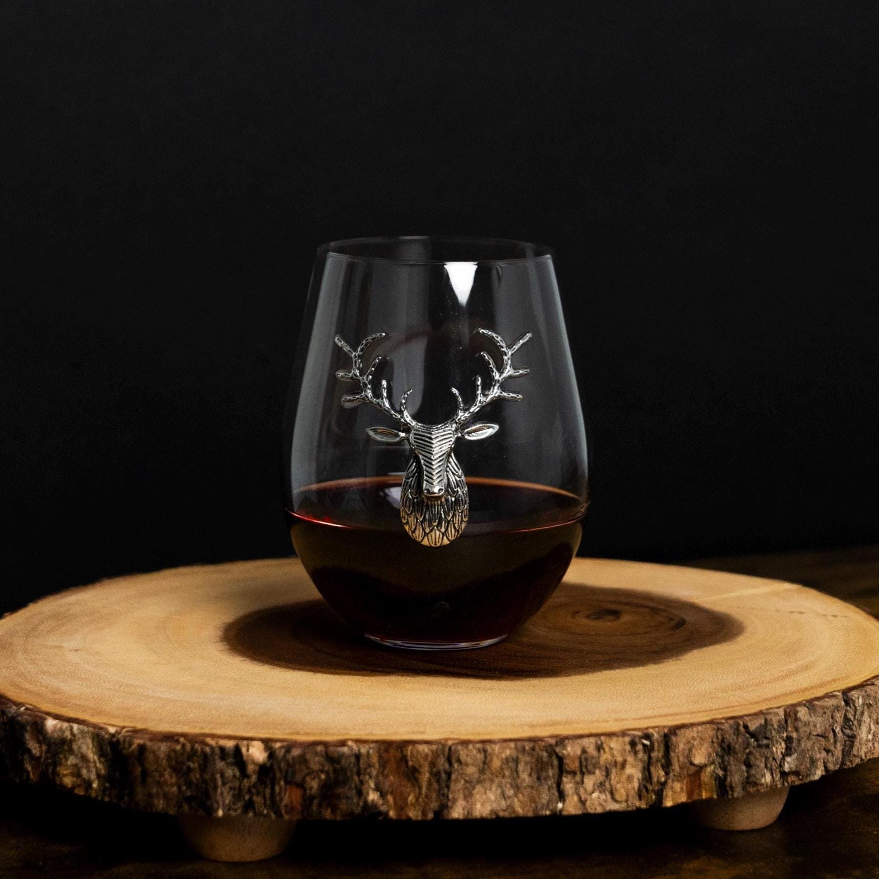 Deer Whiskey Glasses Set Old Fashioned Glasses Whiskey Glass Whiskey Gifts for Him Stag Glasses Gifts Fathers Day Gifts Whiskey Gift For Dad
