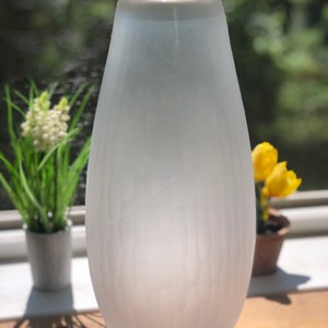 Vases for Flowers Clear Glass Vase Unique Vases Tall Farmhouse Vases Modern Vase Pampas Grass Vase Large Vase Handmade Vase 画像 7