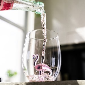 Flamingo Cups Flamingo Drinking Glasses Flamingo Tumbler Flamingo Party ...