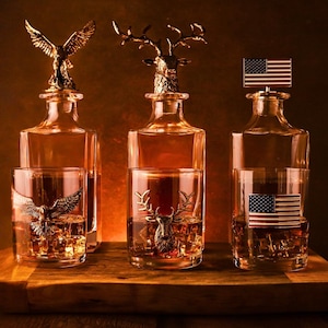 Whiskey Decanter Unique Decanter Gift Stag Decanters Hunting Christmas Gifts For Dad Hunting Gift Hunting Gifts For Men Gifts For Hunter image 10