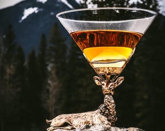 Einzigartige Cocktailgläser für Männer Deer Martini Gläser Einzigartiges Cocktailgeschenk zum Vatertag Geschenk für Papa Einzigartiges Geschenk für Papa Einzigartiges Deer Geschenk