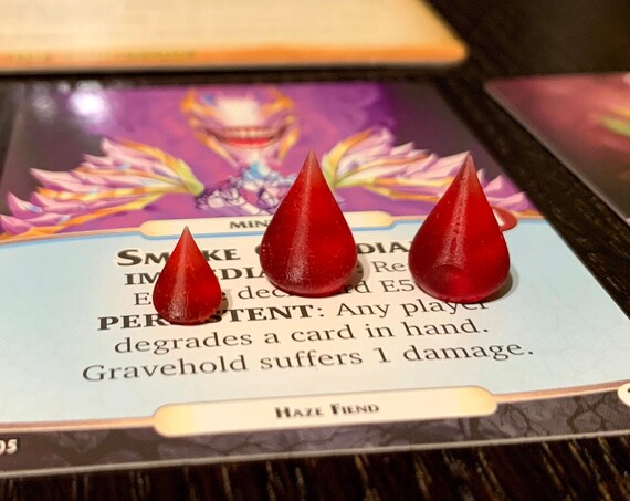 Aeon's End Health tokens (50 blood droplets)