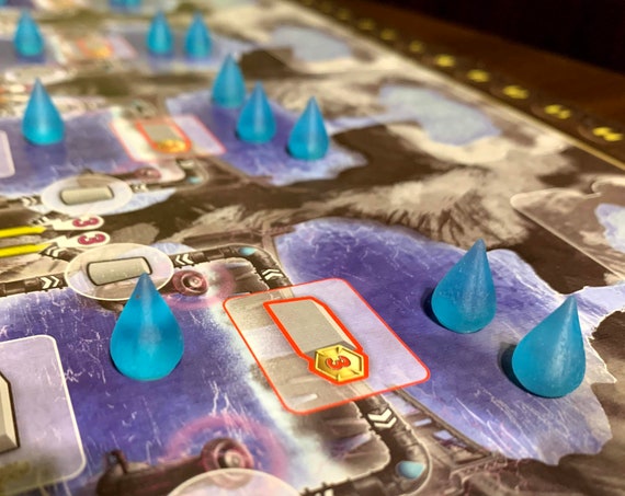 Barrage Water droplets (board game tokens)