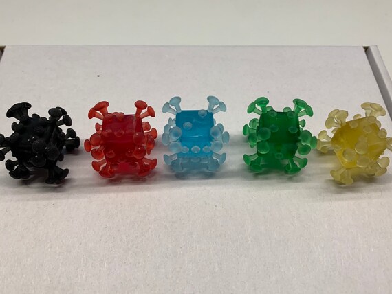 Virus shaped custom dice d6