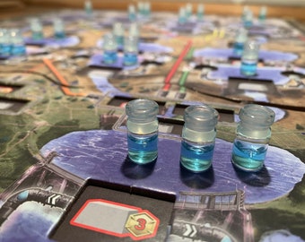 Barrage Water bottles (board game tokens)