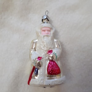 SANTA CLAUS Antique Christmas decoration, Retro Christmas, Christmas ornament, nostalgic Christmas, vintage glass
