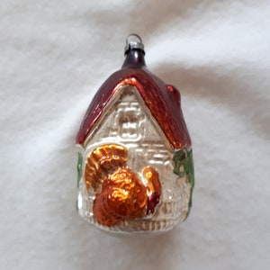 TURKEY vintage German Christmas decoration, Retro Christmas, Christmas ornament, nostalgic Christmas, mercury glass, Lauscha German