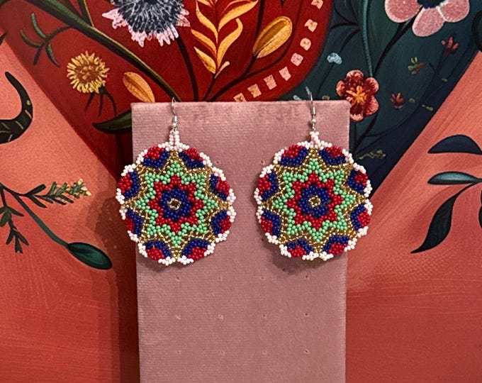Mandala earrings