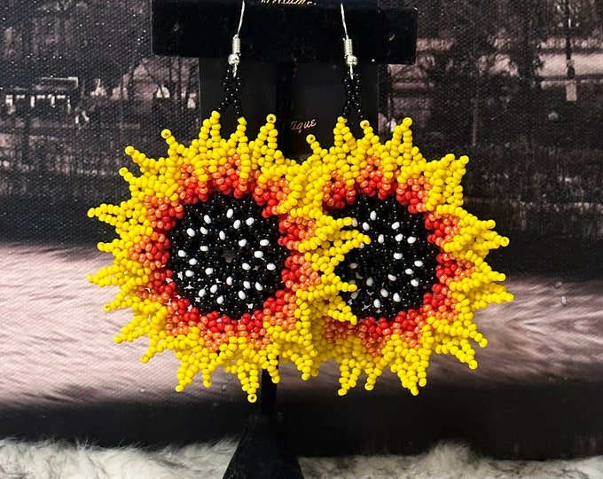 Sunflower earring