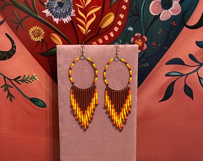 Huichol earrings