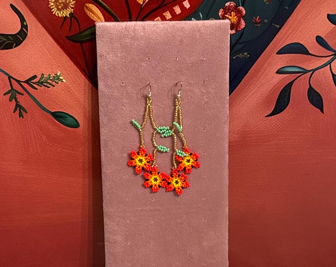 little flower earrings