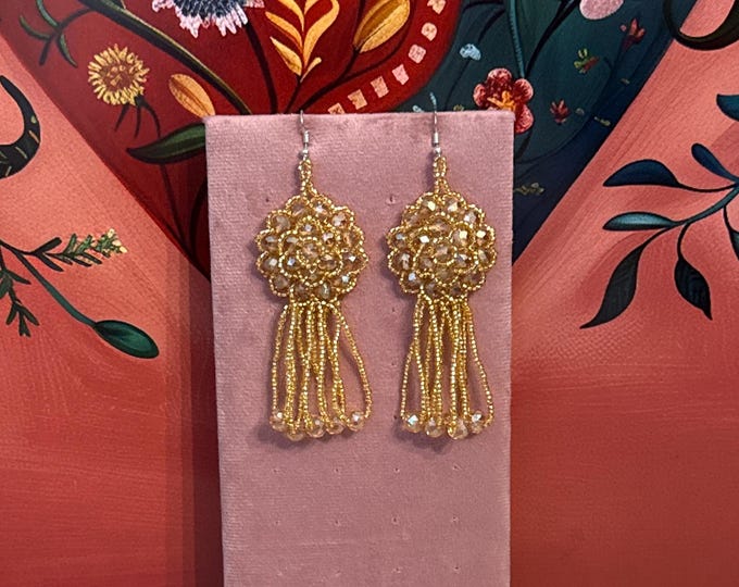 Olivia crystal earrings