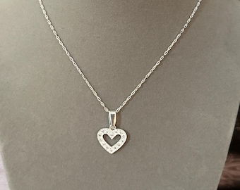 heart pendant chain