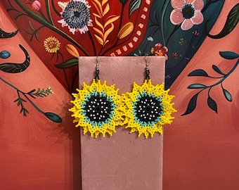 Sunflower earring