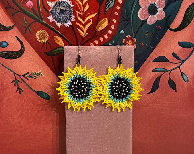 Sunflower earring