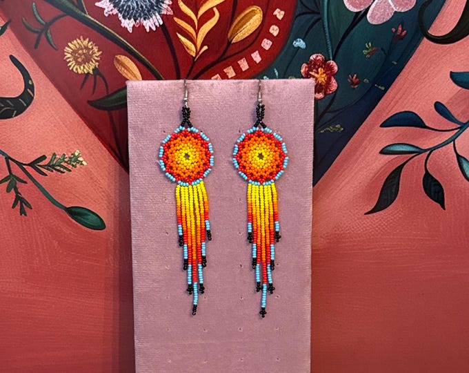 Dreamcatcher earrings