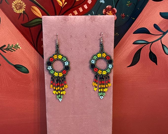 Handmade hoop earrings