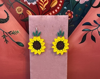 Morning sunflower earring