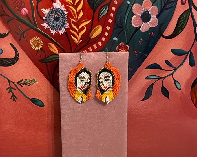 Virgin of Guadalupe earrings