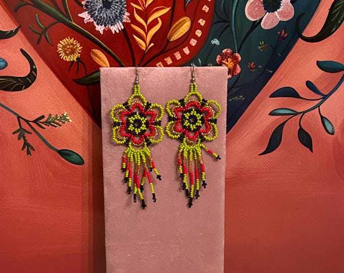 Huichol earrings