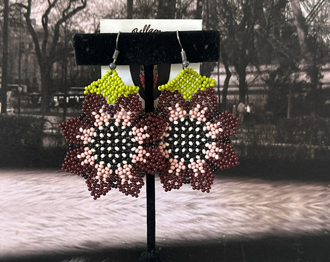 Flower earrings