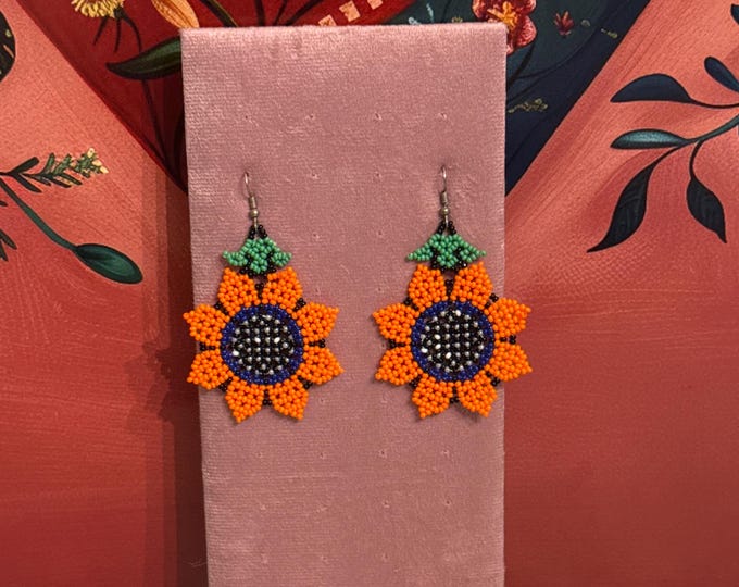 Flower earrings