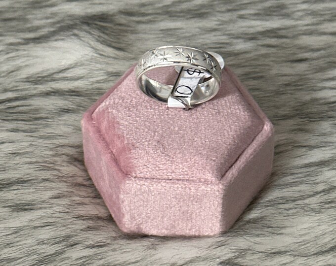 Alliance ring in 925 silver size 10