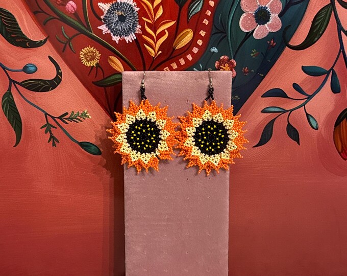 Sunflower earring