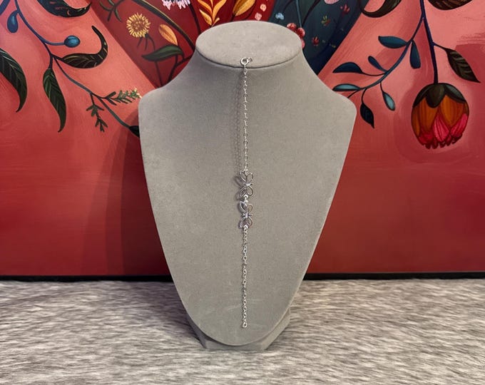 Butterfly bracelet in 925 silver