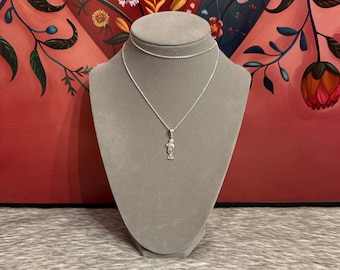 Santa Muerte pendant necklace