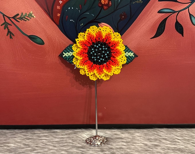 Large flower hair clip