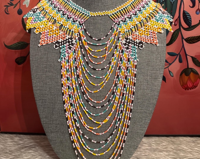 Aztec Goddess necklace, earring, and bracelet set