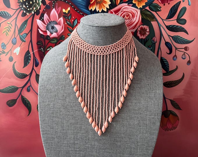 Crystal drop necklace