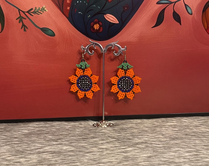 Flower earrings