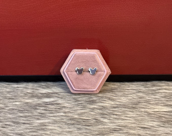 Mickey Mouse earrings in 925 sterling silver