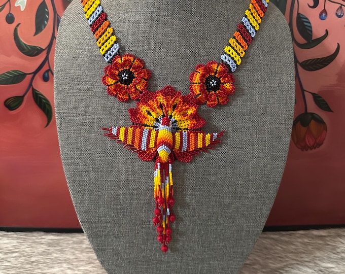 Hummingbird necklace set with earrings and bracelet