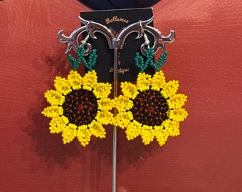 Morning sunflower earring
