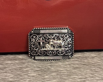 Sacred prayer belt buckle