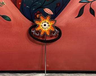 Handmade donut hair scrunchies