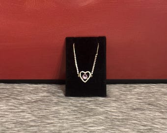 Adjustable Pink Heart Bracelet