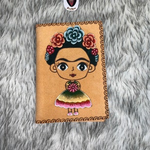 Beschermhoes voor frida dagboek in suède