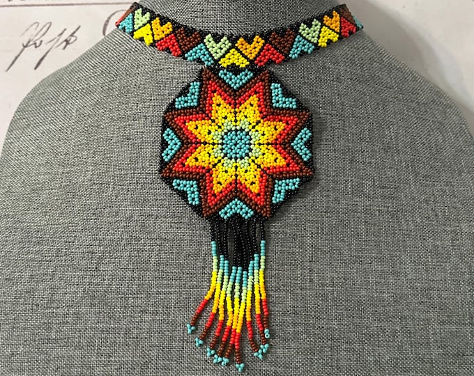 Dreamcatcher star choker, earrings and bracelet set