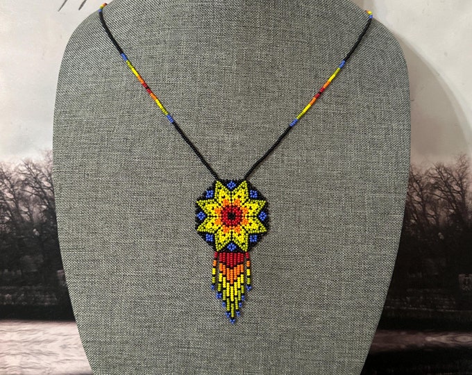 Dreamcatcher necklace and earrings set