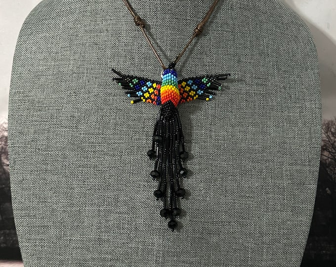 Hummingbird Bow Necklace